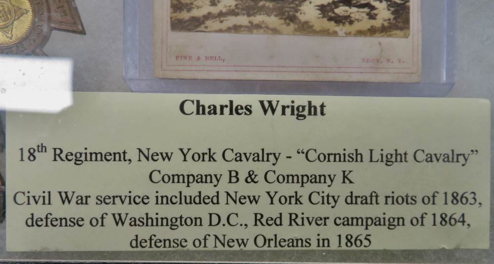 Charles Wright – 18th New York Cavalry “Corning Light Cavalry” Civil War Ve-img-1