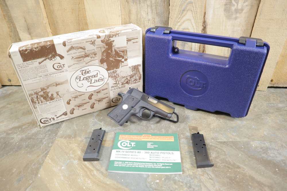 Beautiful Colt Mustang Pocketlite .380ACP Penny Bid NO RESERVE-img-0
