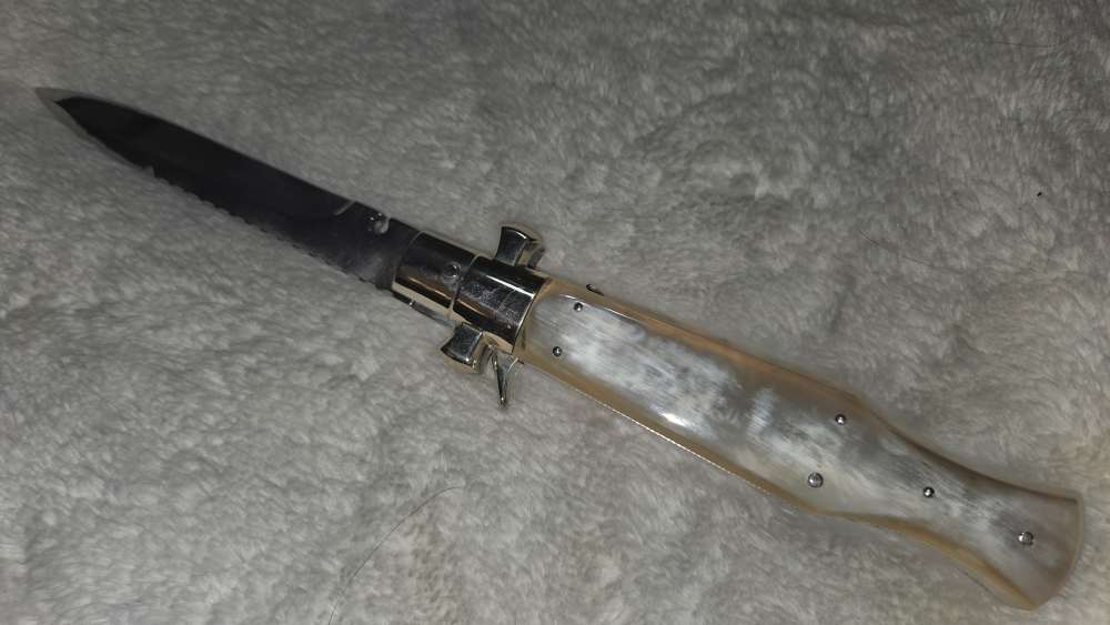 MINT - 5MM AGA CAMPOLIN BLACK WIDOW LUXE - BEAUTIFUL GOLDEN BRAZILIAN HORN-img-6