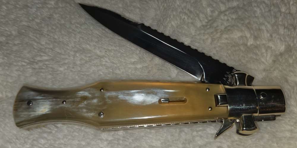 MINT - 5MM AGA CAMPOLIN BLACK WIDOW LUXE - BEAUTIFUL GOLDEN BRAZILIAN HORN-img-9