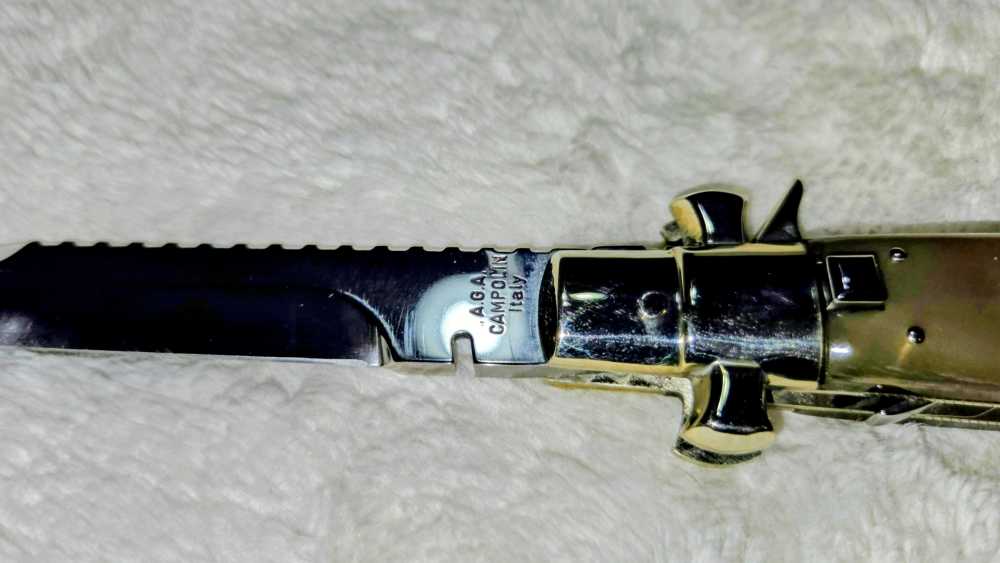 MINT - 5MM AGA CAMPOLIN BLACK WIDOW LUXE - BEAUTIFUL GOLDEN BRAZILIAN HORN-img-3