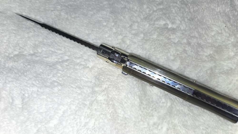 MINT - 5MM AGA CAMPOLIN BLACK WIDOW LUXE - BEAUTIFUL GOLDEN BRAZILIAN HORN-img-5