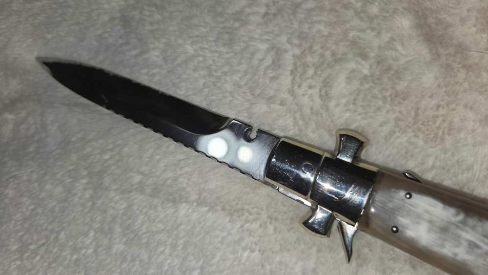 MINT - 5MM AGA CAMPOLIN BLACK WIDOW LUXE - BEAUTIFUL GOLDEN BRAZILIAN HORN-img-8