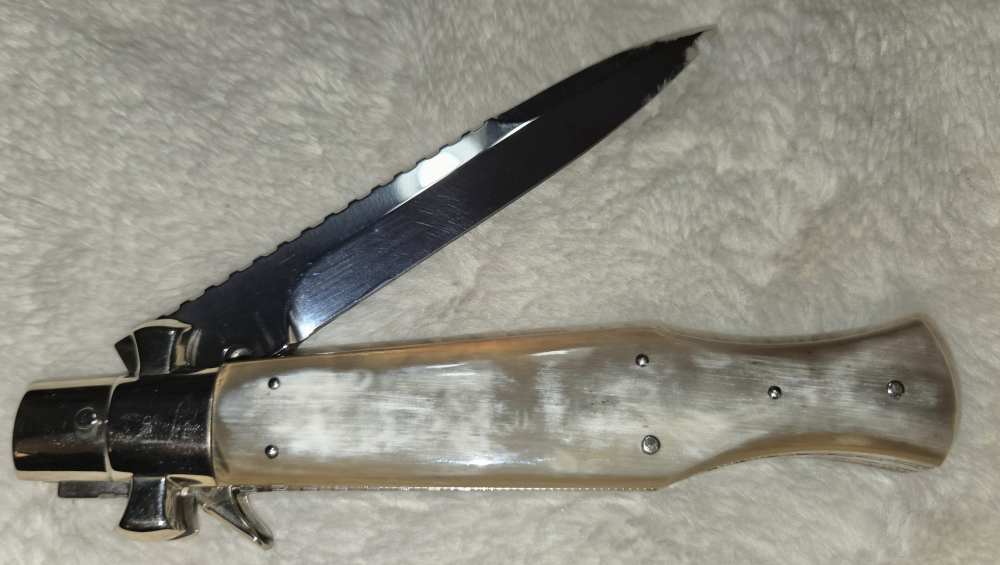 MINT - 5MM AGA CAMPOLIN BLACK WIDOW LUXE - BEAUTIFUL GOLDEN BRAZILIAN HORN-img-10