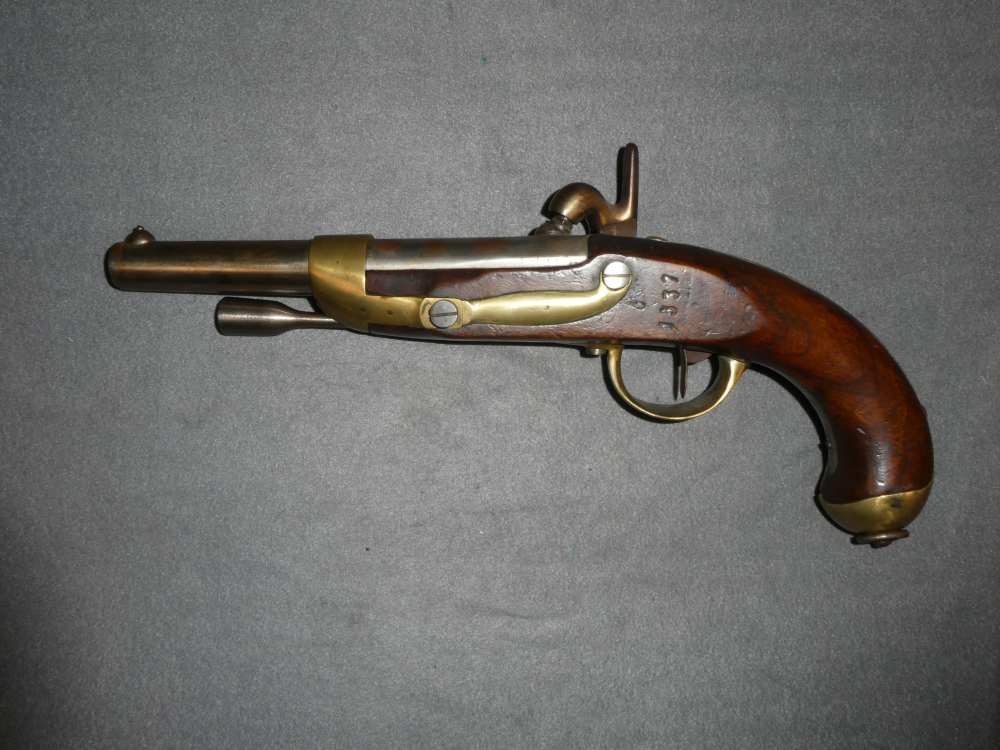 French Model An 13 Percussion Conversion Pistol-img-1