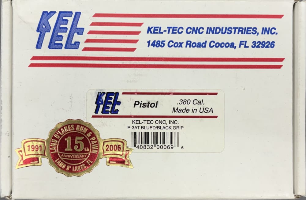 Keltec P3AT - .380 ACP - 2.75” Bbl. - 2 mags - No Res - w/ box & manual-img-9