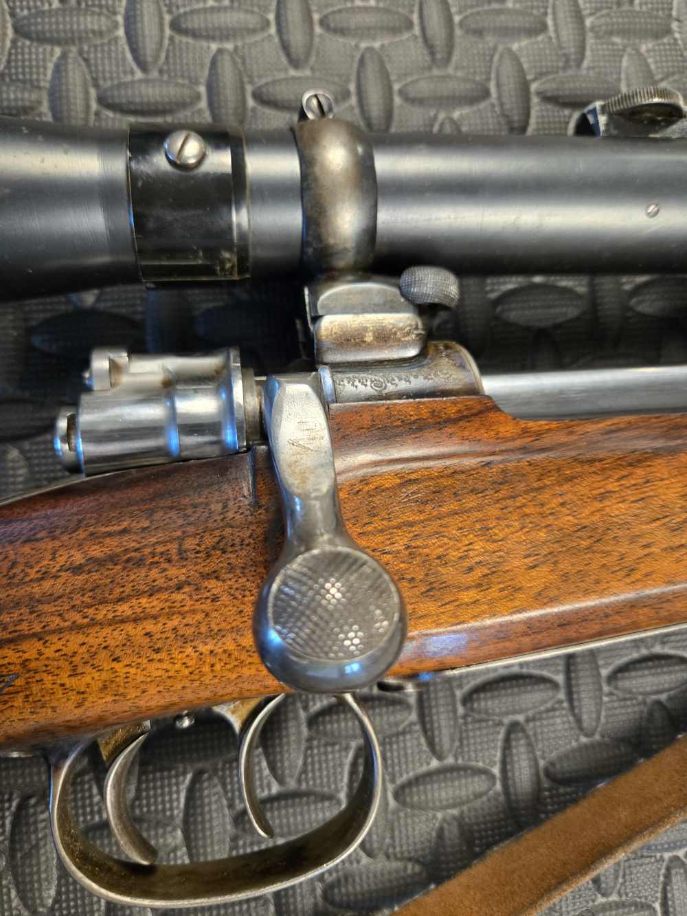 H Scherping Hannover Mauser Gewehr 98 Sporting Rifle with optic 8mm-img-7