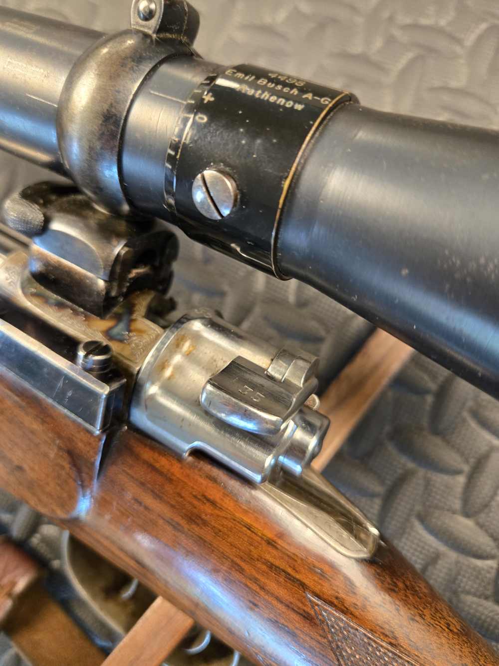 H Scherping Hannover Mauser Gewehr 98 Sporting Rifle with optic 8mm-img-27