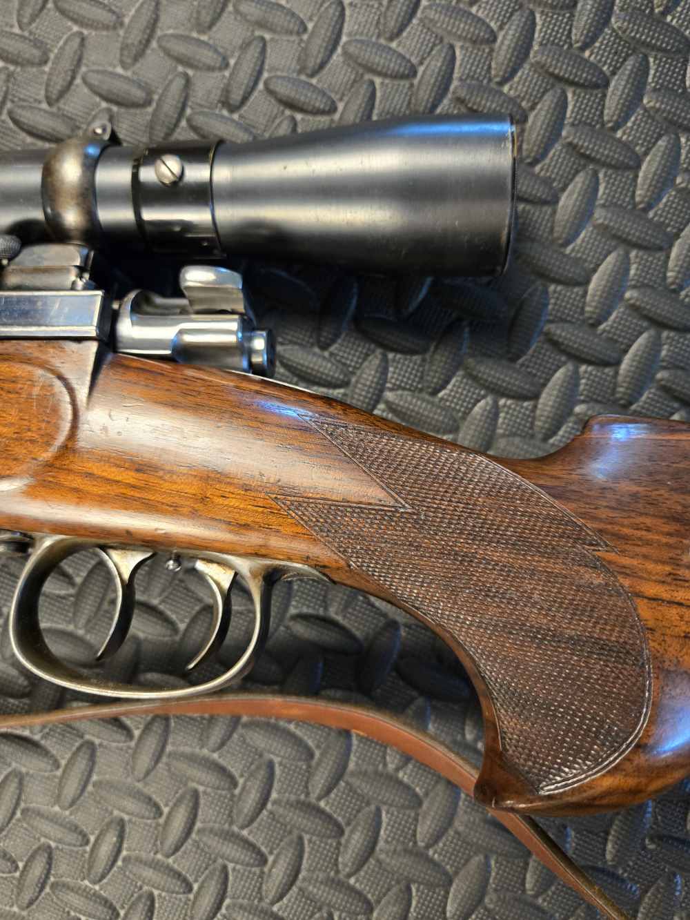 H Scherping Hannover Mauser Gewehr 98 Sporting Rifle with optic 8mm-img-12