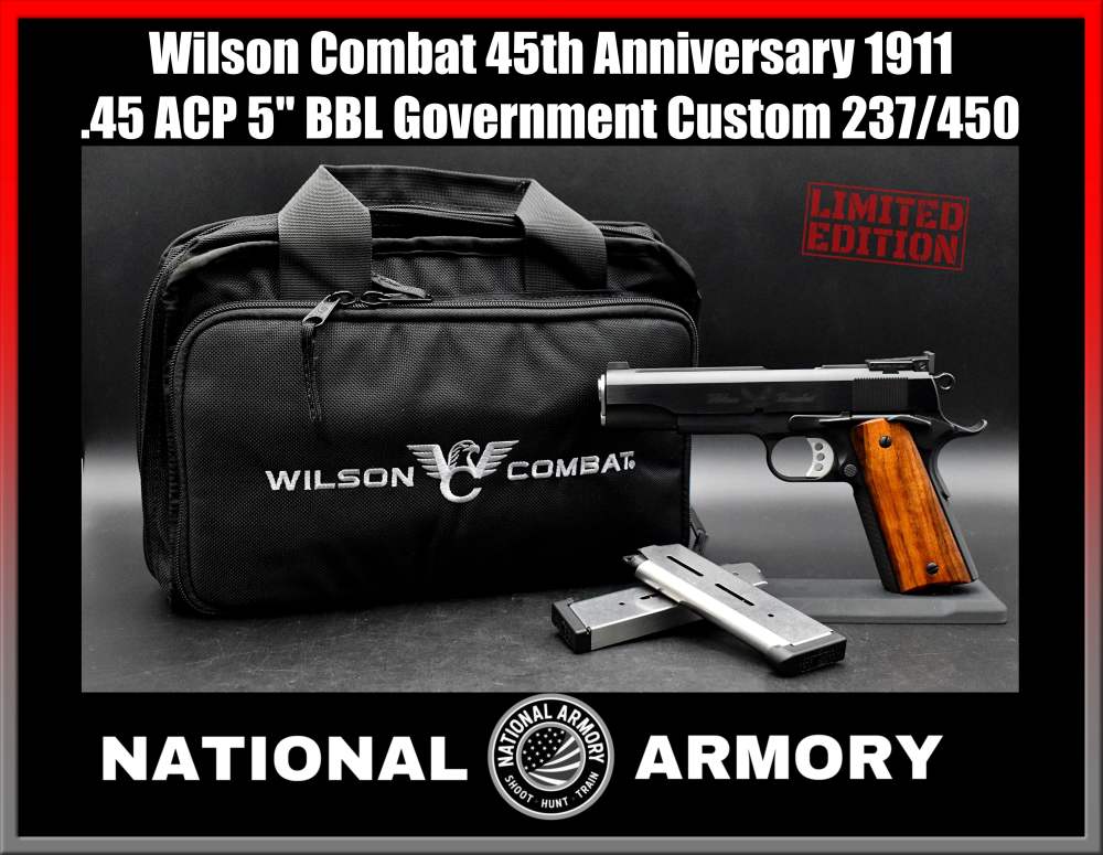 Wilson Combat 45th Anniversary 1911 .45 ACP 5" BBL Commemorative 237/450-img-0