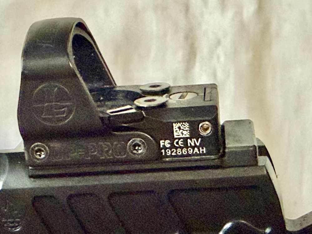Used Atlas Athena 9mm Pistol Black with Leupold Pro NV 2.5 sight -img-3