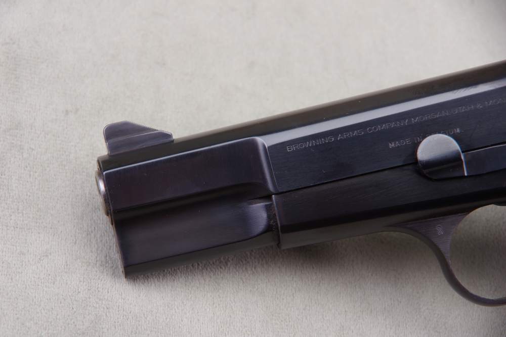 All Original 1972 Browning Hi-Power 9mm 4.5'' Blue 99%-img-5
