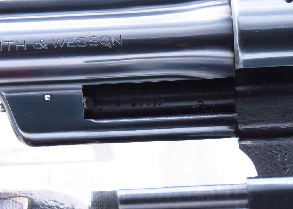 IMPRESSIVE 1953 S&W Post War 357 Magnum S Prefix 5 Screw #Matching ALL ORIG-img-41