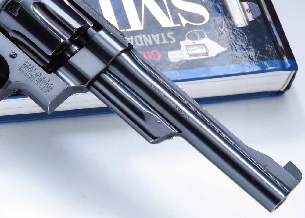IMPRESSIVE 1953 S&W Post War 357 Magnum S Prefix 5 Screw #Matching ALL ORIG-img-4