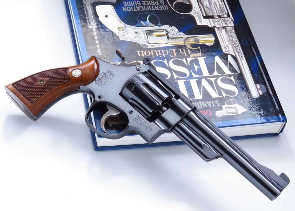 IMPRESSIVE 1953 S&W Post War 357 Magnum S Prefix 5 Screw #Matching ALL ORIG-img-0