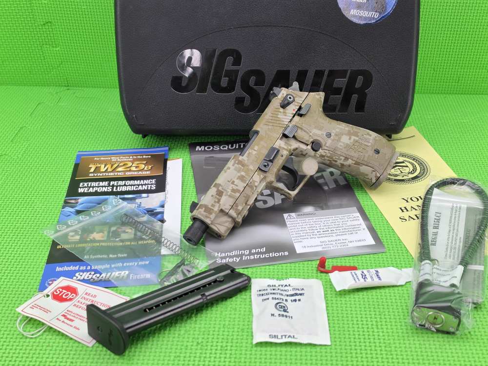 RARE SIG SAUER * DESERT DIGITAL CAMO * MOSQUITO MOS-22-DD-TB 22 LR THREADED-img-0