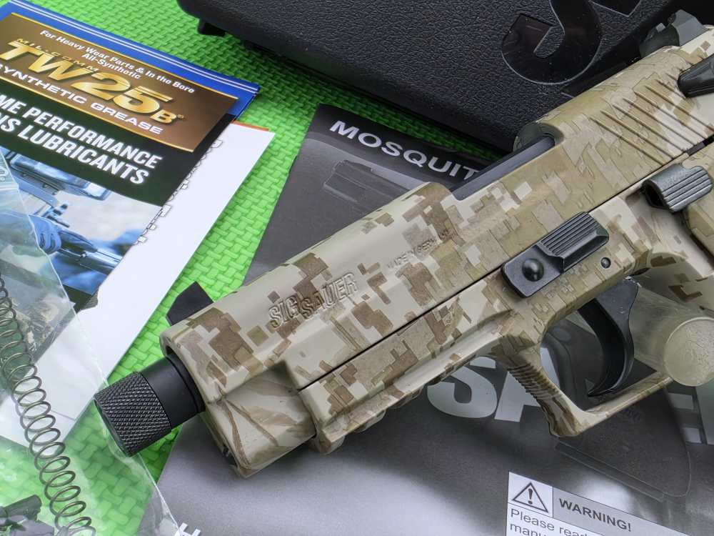 RARE SIG SAUER * DESERT DIGITAL CAMO * MOSQUITO MOS-22-DD-TB 22 LR THREADED-img-3