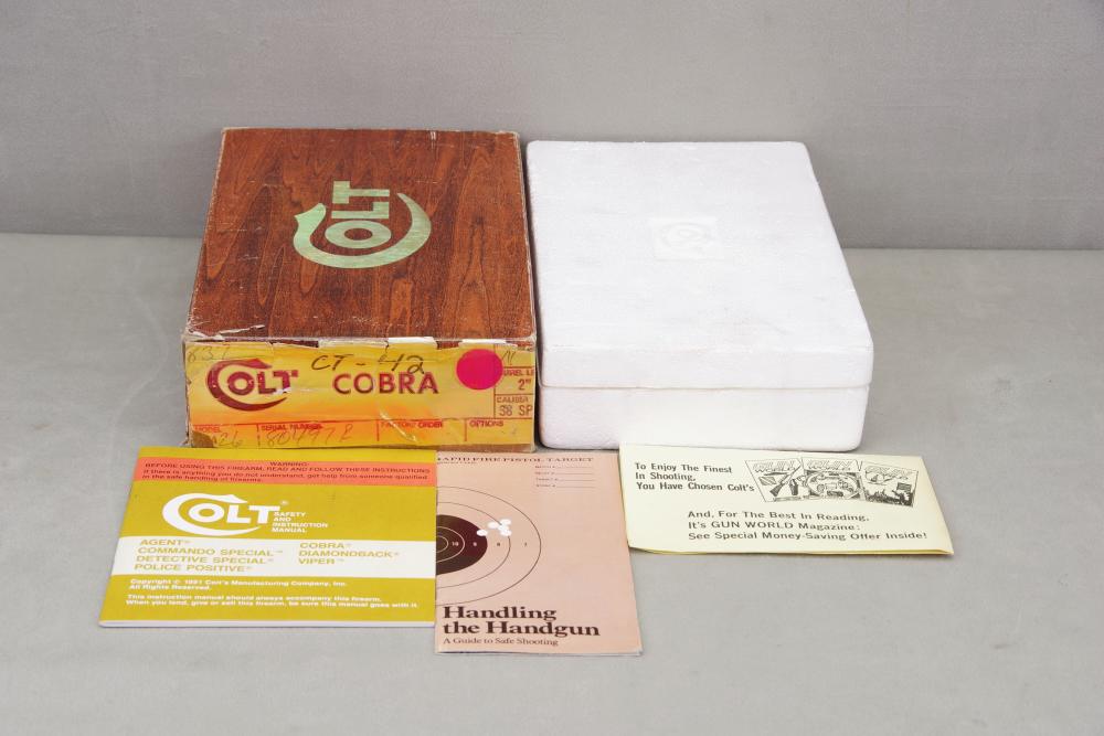 1978 Colt Cobra 38 SPL 2'' Nickel NIB-img-5