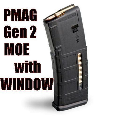 NEW Gen M2 MOE PMAG Window 30rd AR15 Mag BLK .223 MAGPUL MAG570-BLK-img-0