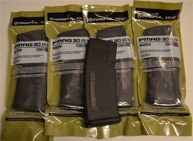 NEW Gen M2 MOE PMAG Window 30rd AR15 Mag BLK .223 MAGPUL MAG570-BLK-img-2