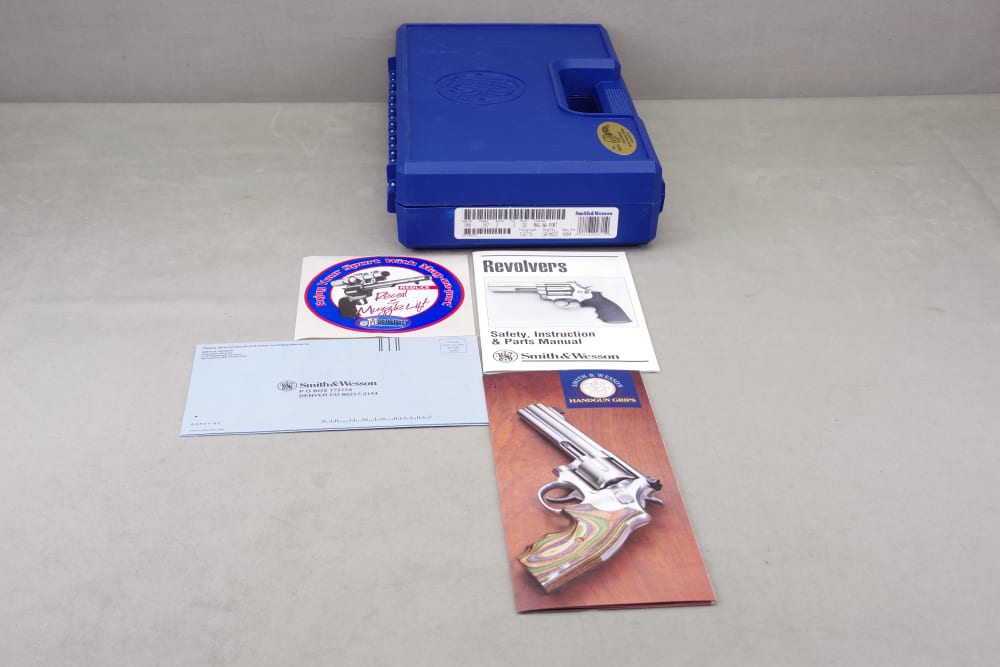 Rare 1996 S&W 66-4 357 Mag 3'' Bead Blasted STS Factory Magna-Port NIB -img-5