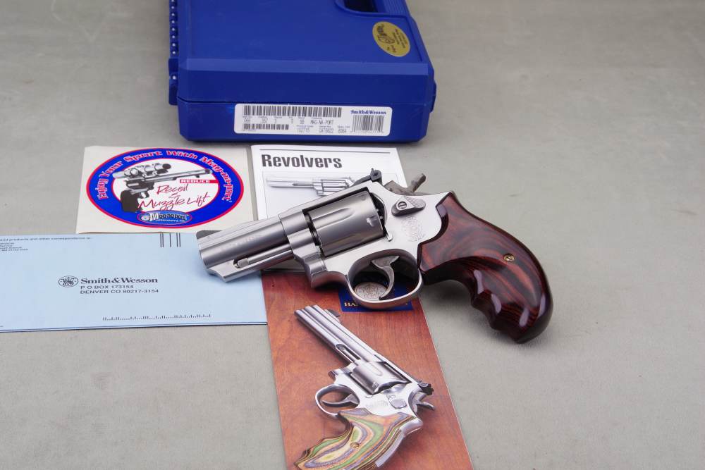 Rare 1996 S&W 66-4 357 Mag 3'' Bead Blasted STS Factory Magna-Port NIB -img-6