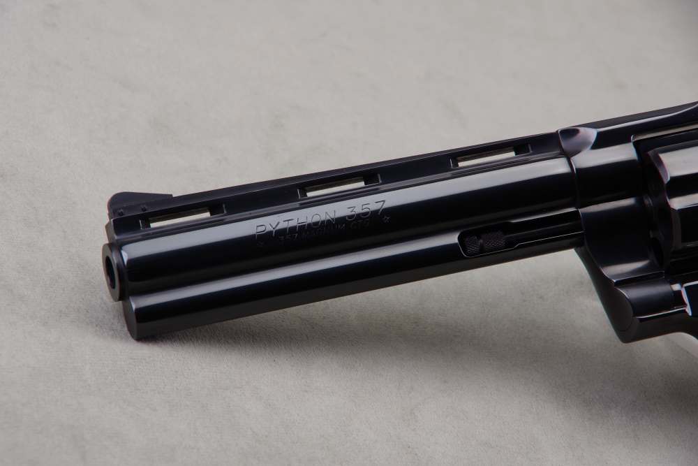 1976 Colt Python 357 Mag 6'' Blue 99% w/ Orig Box & Papers Bonded Ivory-img-8