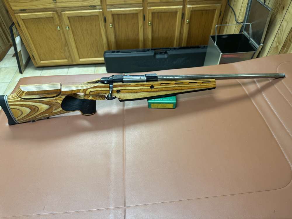 CUSTOM .458 WINCHESTER MAGNUM BUILT ON SAKO ACTION W/ THREADED BARREL-img-0
