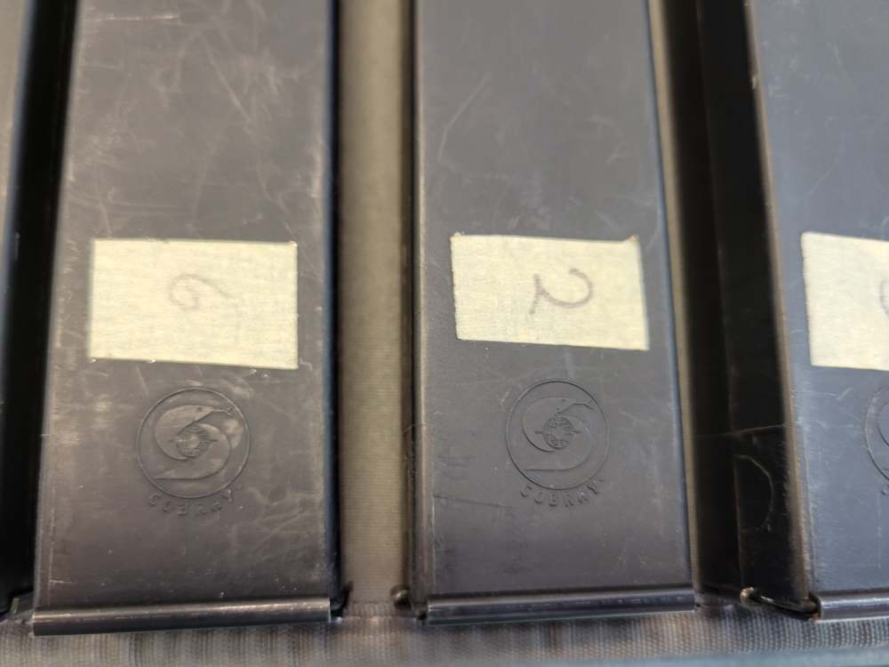 Lot of 5 Original Cobray M11 9mm 32rd Magazines M-11 SMG Zytel-img-2