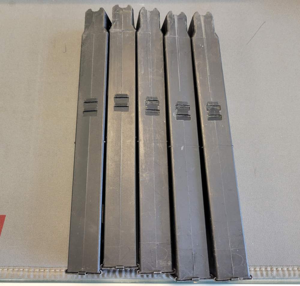 Lot of 5 Original Cobray M11 9mm 32rd Magazines M-11 SMG Zytel-img-4