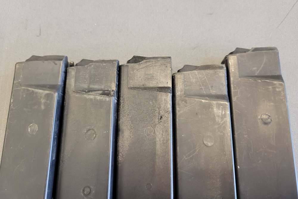 Lot of 5 Original Cobray M11 9mm 32rd Magazines M-11 SMG Zytel-img-5