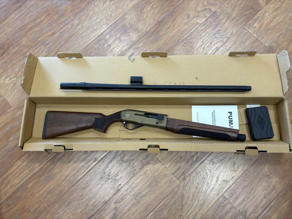 PUMA 12GA SEMI-AUTO 28" BRONZE ACTION WALNUT STOCKS-img-0