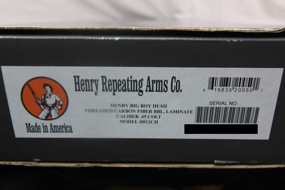 NIB Henry SPD Hush Lever Action Rifle .45 LC 16" 7+1 Carbon Fiber H012CH-img-2
