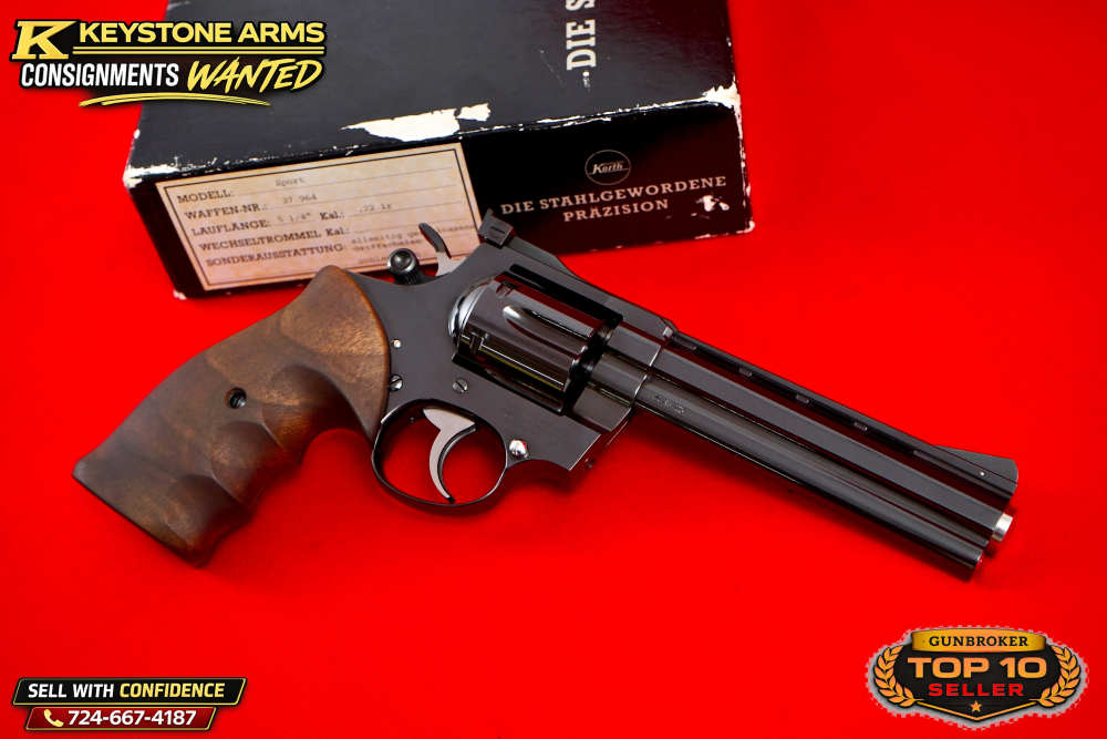Spectacular Rare 1988 Ratzeburg Korth Sport 5.25" .22LR Original Box Grail-img-7