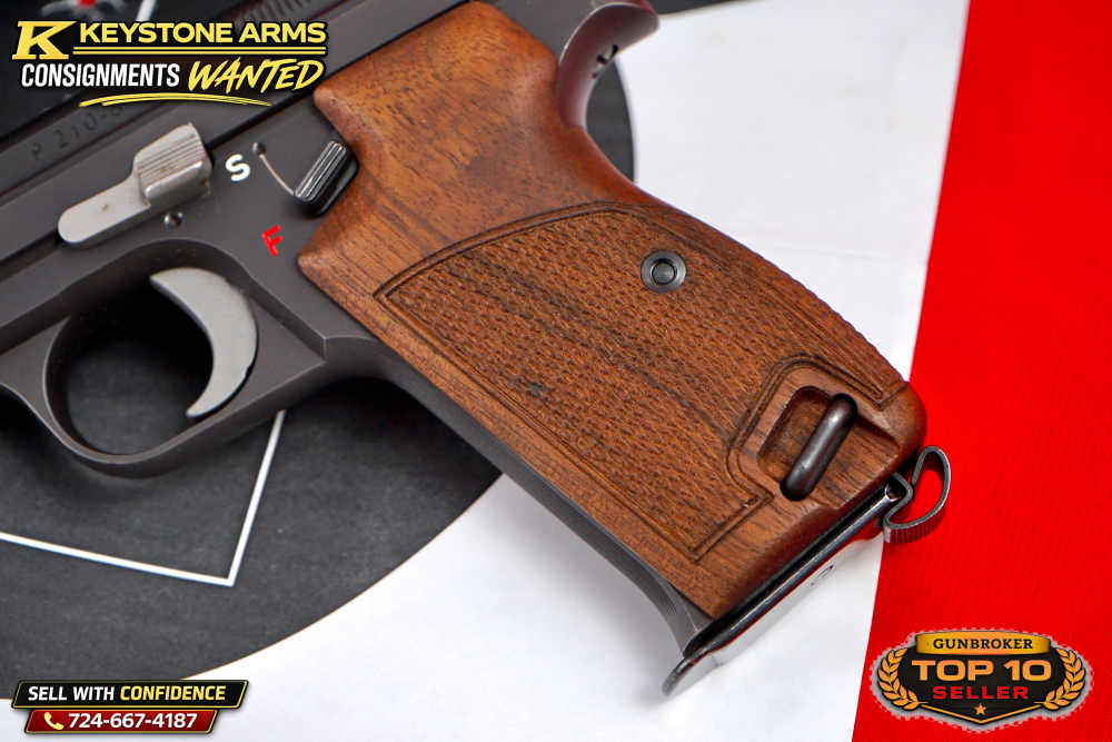 Spectacular Sig SIGARMS P210-6 Target 9MM Original Case & Test Target-img-5