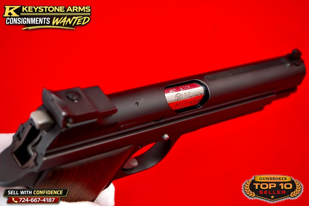 Spectacular Sig SIGARMS P210-6 Target 9MM Original Case & Test Target-img-14