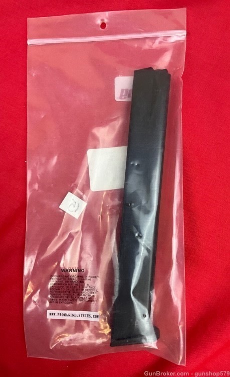PRO MAG RUGER P-SERIES 9MM MAGAZINE 32 ROUND RUG A7 -img-1
