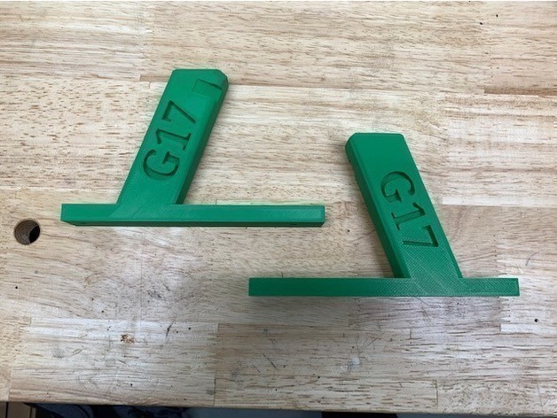 Wall Mount Pistol Stand Compatible with Glock 17 FAST SHIPPING GUARANTEED-img-2