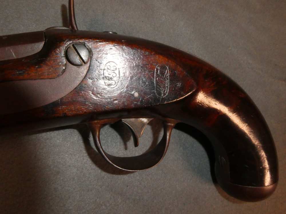 Extremely Rare, Nippes Maynard Percussion Conversion of M1836 Pistol-img-11