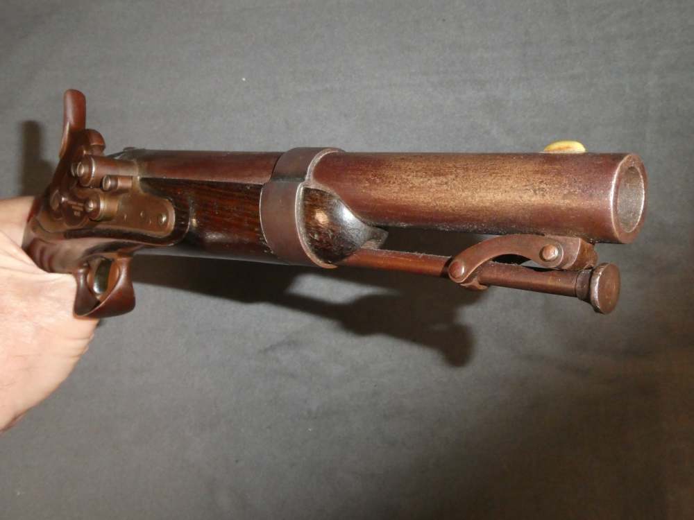 Extremely Rare, Nippes Maynard Percussion Conversion of M1836 Pistol-img-4