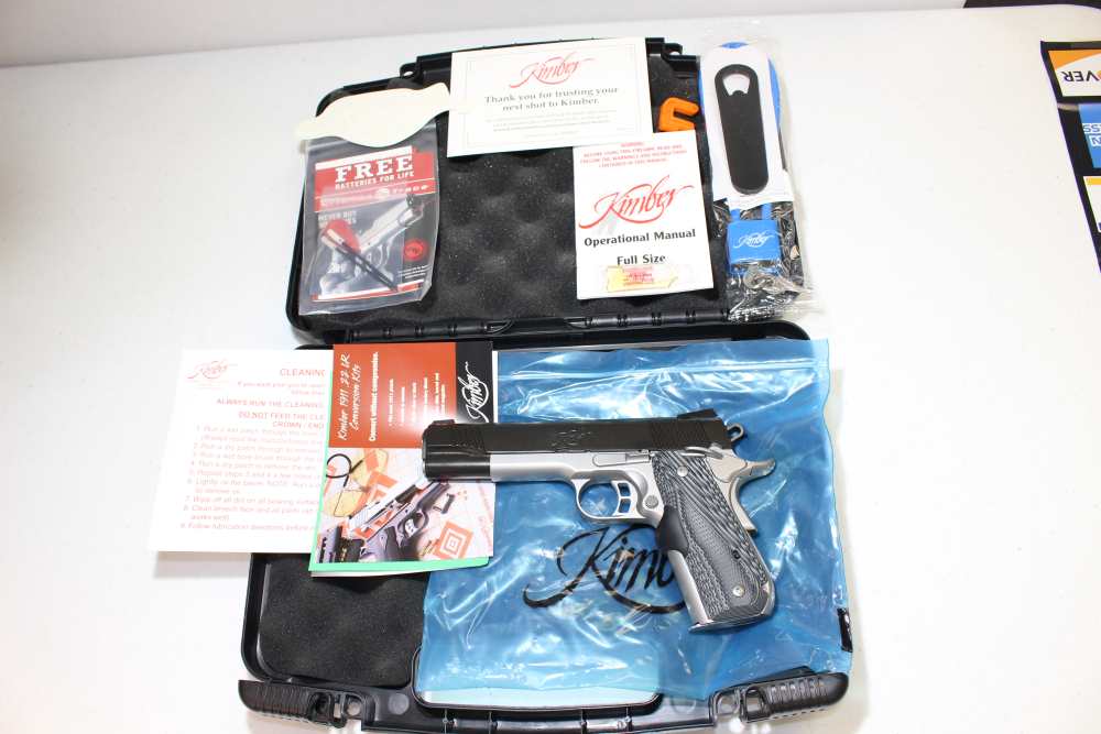 Kimber Master Carry Custom 1911, .45ACP, Crimson Laser Grip, New in case-img-17