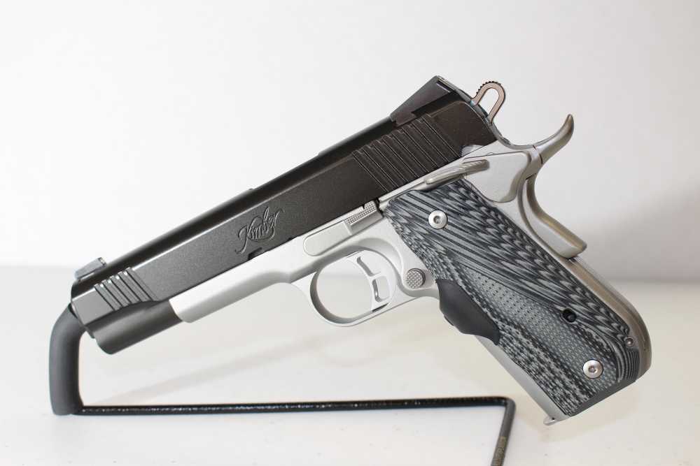 Kimber Master Carry Custom 1911, .45ACP, Crimson Laser Grip, New in case-img-0