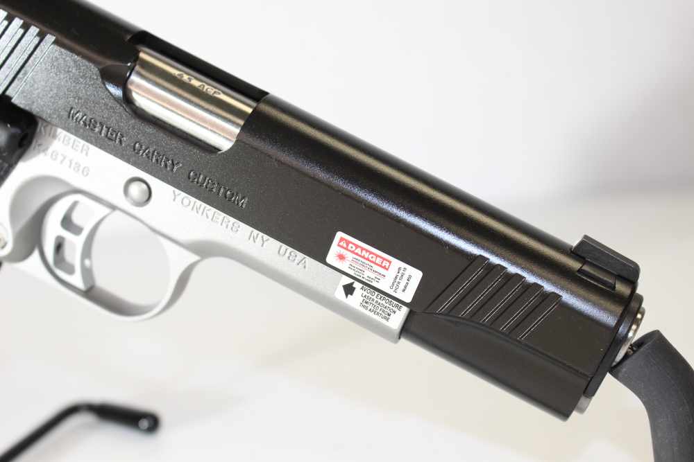Kimber Master Carry Custom 1911, .45ACP, Crimson Laser Grip, New in case-img-5