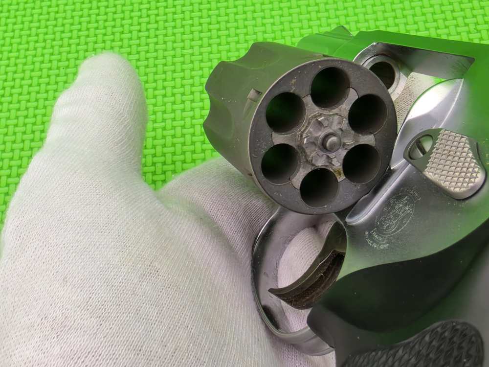 S&W SMITH & WESSON 332 Ti AIRLITE TITANIUM 32 H&R MAG MADE 1999 ONLY + BOX -img-17