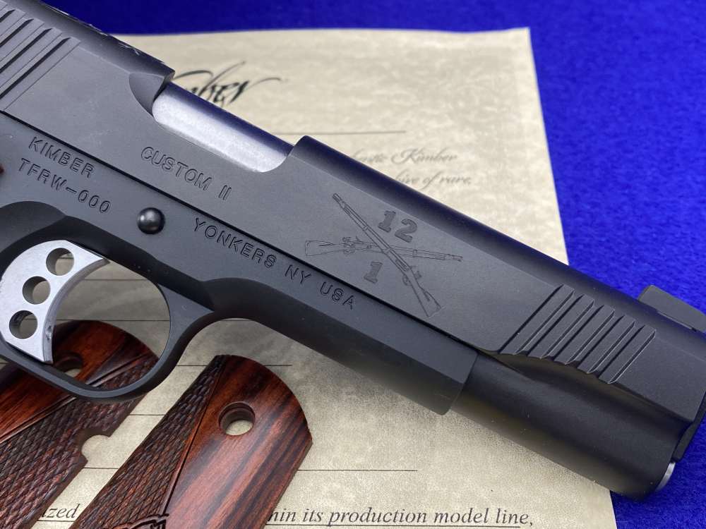 Kimber Custom II (1-12 Red Warriors) *FIRST SERIALIZED EXAMPLE* #TFRW-000-img-20