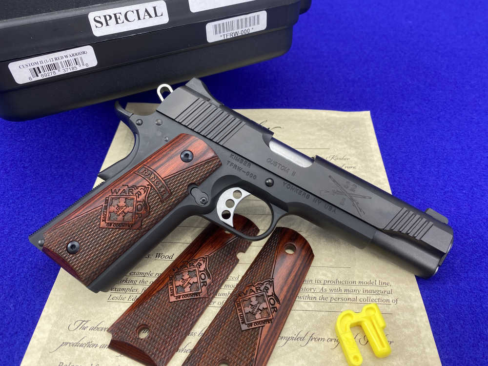 Kimber Custom II (1-12 Red Warriors) *FIRST SERIALIZED EXAMPLE* #TFRW-000-img-15