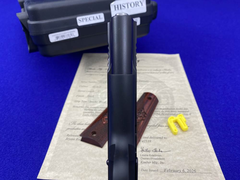 Kimber Custom II (1-12 Red Warriors) *FIRST SERIALIZED EXAMPLE* #TFRW-000-img-38