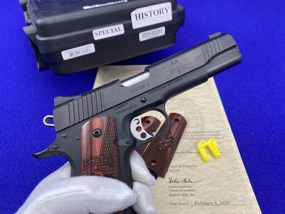 Kimber Custom II (1-12 Red Warriors) *FIRST SERIALIZED EXAMPLE* #TFRW-000-img-40