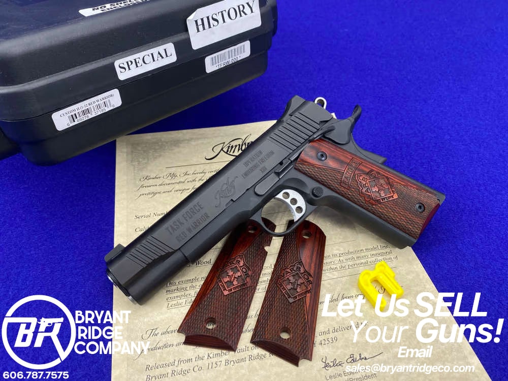 Kimber Custom II (1-12 Red Warriors) *FIRST SERIALIZED EXAMPLE* #TFRW-000-img-0