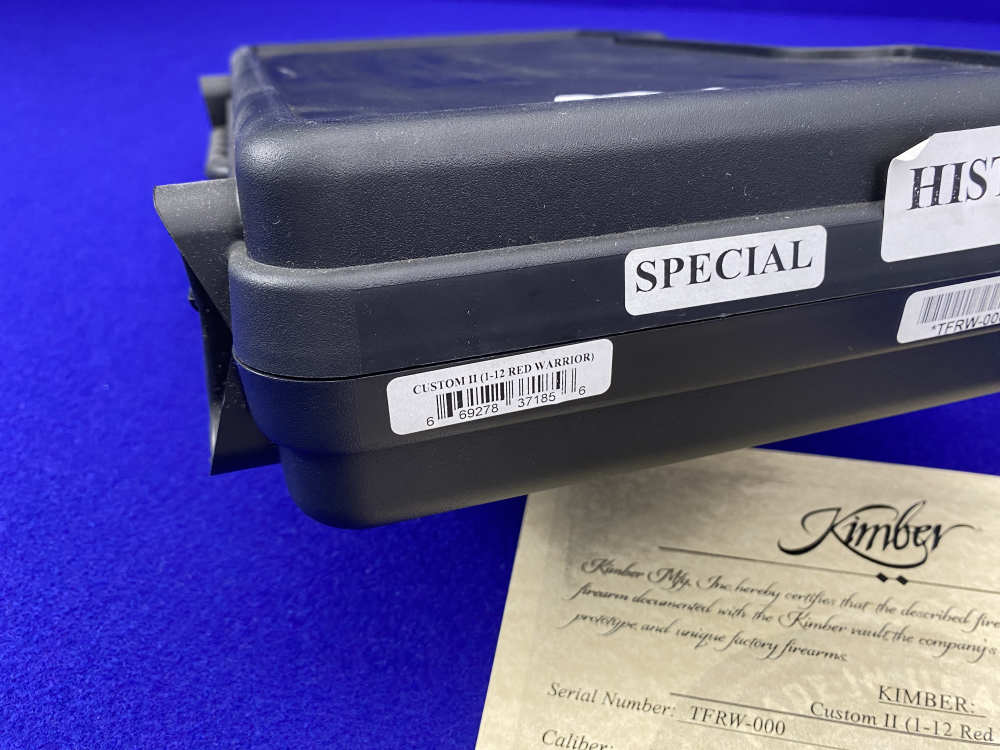 Kimber Custom II (1-12 Red Warriors) *FIRST SERIALIZED EXAMPLE* #TFRW-000-img-50